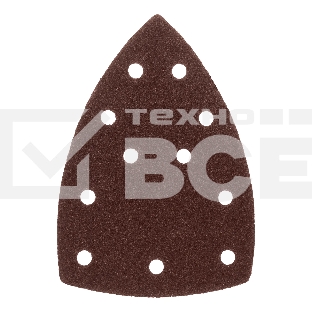 Треугольник абразивный Denzel на ворc. подложке под 