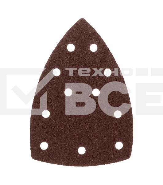 Треугольник абразивный Denzel на ворc. подложке под 