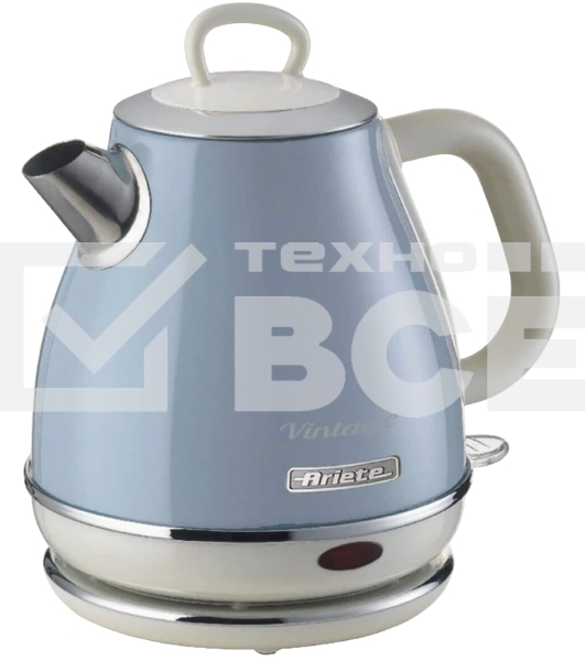 Чайник электрический Ariete 2868 Cream/Bl