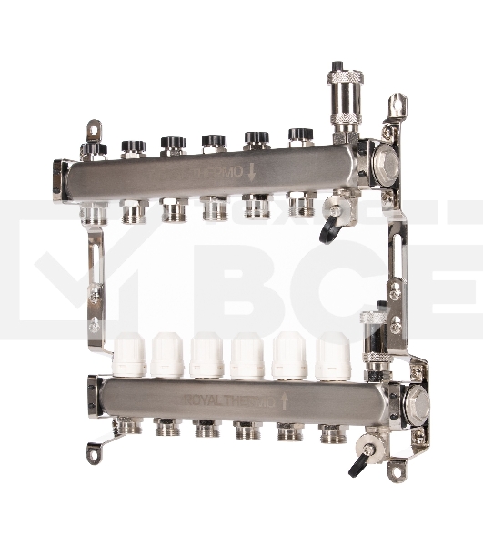Коллектор Royal Thermo нерж. в сборе универсальный 1