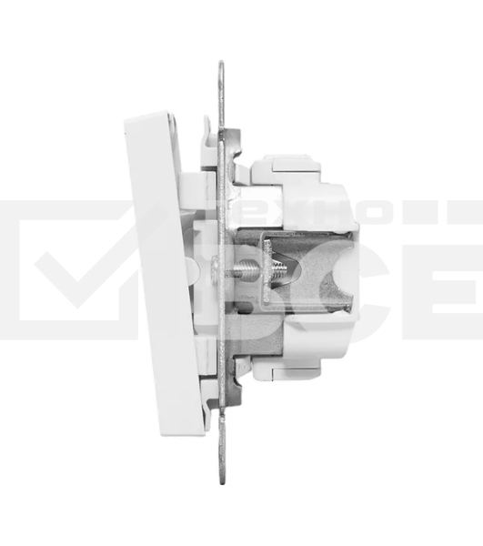 Механизм выключателя EKF UP1-SWW-31 трехклавишный, белый Эпика