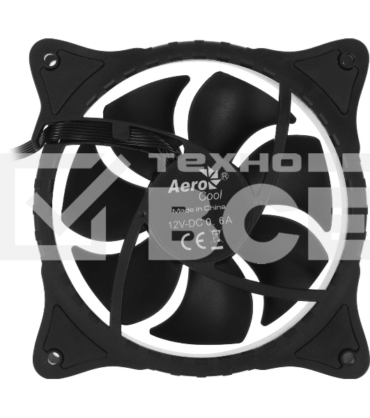 Вентилятор для корпуса Aerocool/Formula Eclipse 12 черный, 120 мм, 1200 об/мин, 19.8 дБ, 6 pin