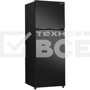 Холодильник Hitachi HRTN6443SUCS черный двухкамерный 315/94л морозилка сверху