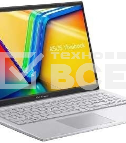 Ноутбук ASUS Vivobook 15 X1504VA-BQ4056/15.6'/IPS/Intel Core 5 120U/16Gb/512Gb SSD/Intel Graphics/NoOS/серебристый/1.7kg