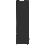 Холодильник Zugel ZRFD200B черный трехкамерный 197/85л морозилка снизу, No Frost, фото3