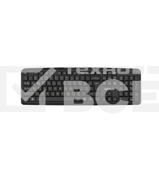 Клавиатура ExeGate LY-331 (EX279937RUS) проводная, USB, черный