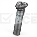 Электробритва BQ SV1002 Tiffany-Gray. Мощность 5 Вт/Время зарядки 90 минут/Время беспроводной работы 60 минут/Влагозащита IPX6/Мытье под водой/Портативная база для зарядки