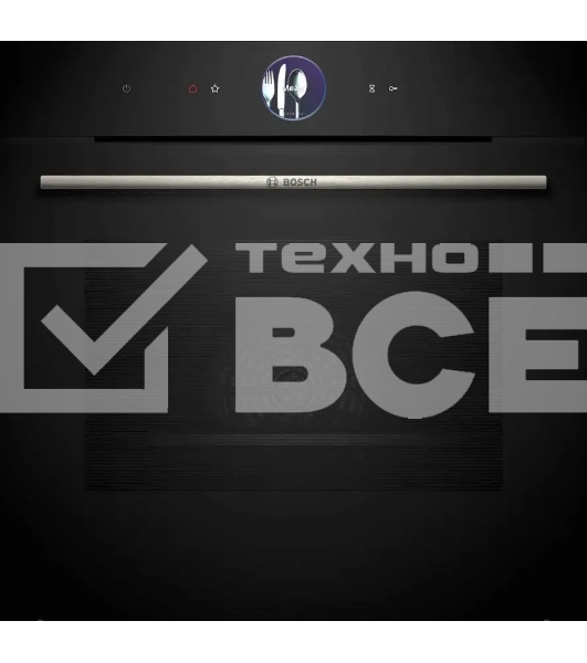 Встраиваемый духовой шкаф электрический Bosch HBG7764B1 черный