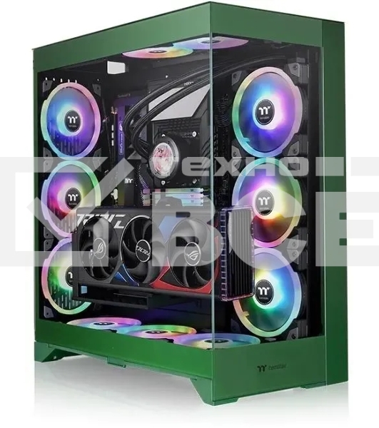 Компьютерный корпус Thermaltake CTE E660MX зеленый без БП E-ATX 13x120мм 11x140мм 2xUSB 3.0 audio bott PSU