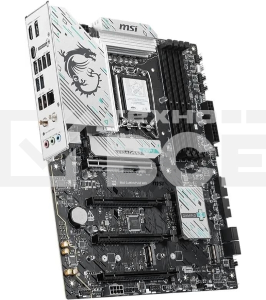 Материнская плата MSI B860 GAMING PLUS WIFI, LGA 1851, Intel B860, 4xDDR5, 4xSATA, 3xM.2, 1xPCIe 4.0 x4, 1xPCIe 5.0 x16, 1xDP, 1xHDMI, 1xUSB-C, 1x 5Gb LAN, 4xUSB-A 2.0, 2xUSB-A 3.2 Gen 1, 2xUSB 3.2 Gen 2, 7.1, 3x3.5 мм, ATX
