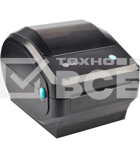 Принтер наклеек G&G GG-D410 стационарный, прямая термопечать, 203 dpi, 152 мм/сек, USB черный