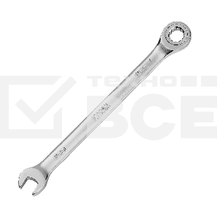 Ключ комбинированный трещоточный Denzel 14702 8 мм, CrV, матовый хром