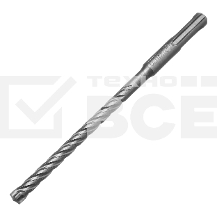 Бур по бетону Denzel цельная крестовая пластина, 8x165 мм, SDS PLUS