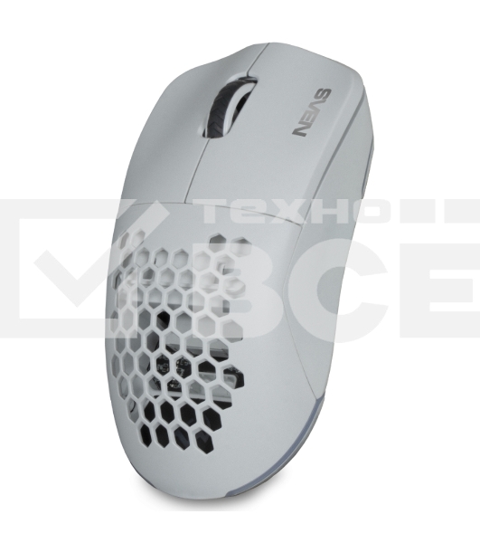 Мышь беспроводная SVEN RX-G980W белая (6+1кл. 50-26000 DPI, ПО, RGB-подсветка, игров. упак)