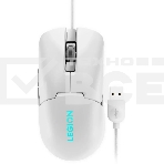 Мышь проводная Lenovo Legion M300s белый, 8000 dpi, USB, кнопки - 6, фото2