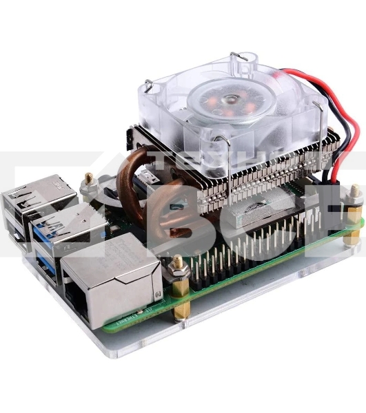 Кулер для процессора Raspberry Pi RPI-LPCOOL Ice Tower CPU for Raspberry Pi, Low Profile