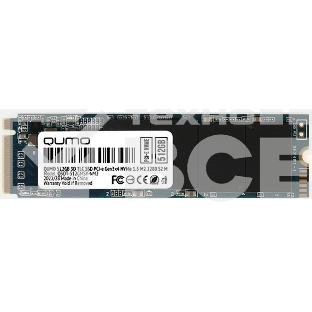 Накопитель SSD 512Gb PCIe Gen3x4 NVMe 1.3 M2 2280 QUMO Novation TLC 3D (Q3DT-512GSMSY-NM2) R/W 2100/1650 MB/s (SM2263XT) 4K-64 r/w 175/240К IOPS