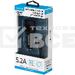 Автомобильное зарядное устройство Maxvi CCM-522 Plus T черный 5.2A, фото2
