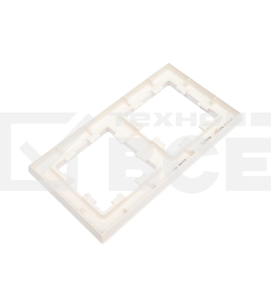 Рамка 2-мест. IEK BRITE РУ-2-БрБ белый