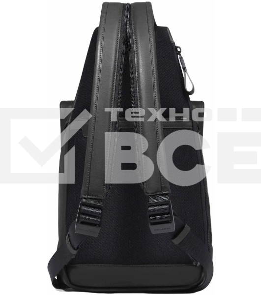 Рюкзак слинг Piquadro Harper CA6784AP/N черный кожа