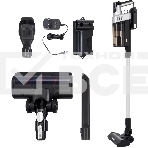 Пылесос вертикальный Vitek VT-CLS01LIGHT темно-серый/серебристый, питание от аккумулятора, 250 Вт, уборка сухая, пылесборник 0.55 л, фото2