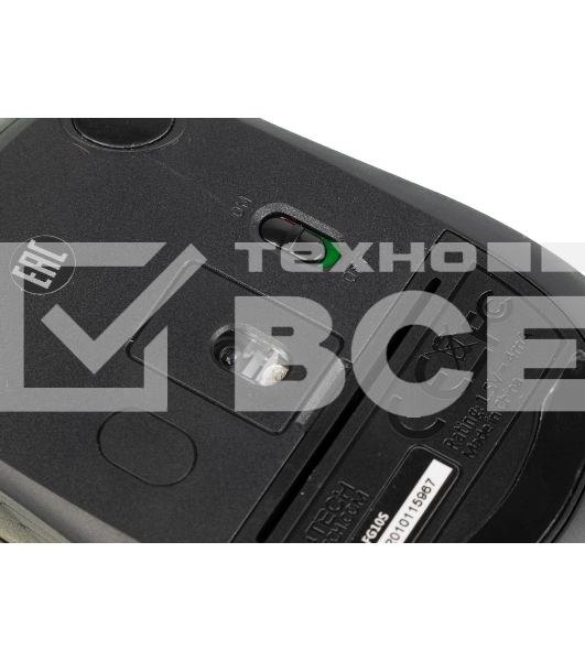 Мышь беспроводная A4Tech Fstyler FG10S черный/серый, 2000 dpi, радиоканал, USB, кнопки - 4