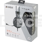 Гарнитура проводная с микрофоном A4Tech Fstyler FH200U серый 2м накладные USB оголовье (FH200U GREY), фото5