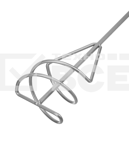 Миксер Сибртех для строительных смесей, 100х9х450 мм, шестигранный хвостовик