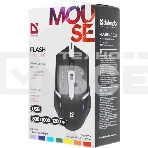 Мышь проводная Defender Flash MB-600L черный, 1200 dpi, USB, кнопки - 4, фото3