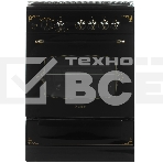 Плита газовая Gefest ПГ 6100-03 0179 черный, конфорок 4 шт, духовка 52 л, 60 см x 85 см x 60 см, фото 1