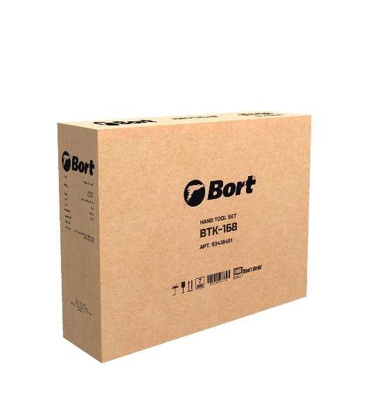 Набор ручного инструмента Bort BTK-168 (93418491)