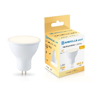 Лампа светодиодная	Ambrella light 161303 LED MR16 13W IC GU5.3 2700K 175-265V