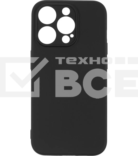 Чехол (клип-кейс) BoraSCO для Apple iPhone 15 Pro черный
