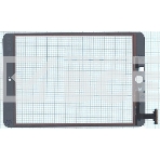 Сенсорное стекло (тачскрин) Ipad mini 3 (retina) no IC (A1599, A1600). белое, фото2