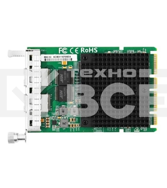 Сетевой адаптер LR-LINK PCIE 4*1G RJ45 LRES3021PT-OCP