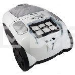 Пылесос Sakura SA-8316W черный/белый, 450/2400 Вт, уборка сухая, пылесборник мешок 4 л, фото2