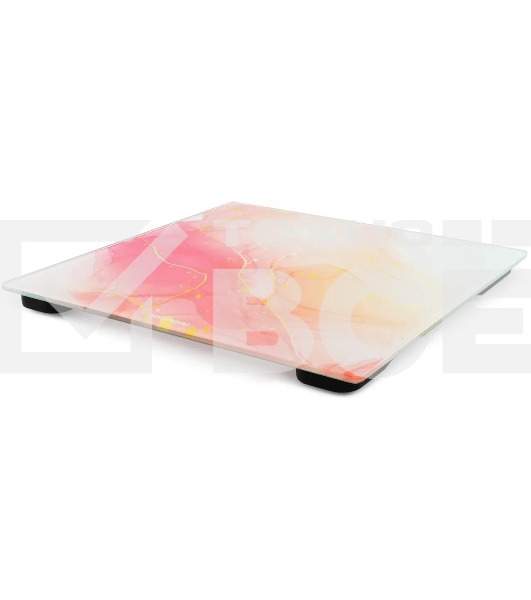 Весы напольные электронные Hyundai H-BS03951 макс.180кг розовый/белый