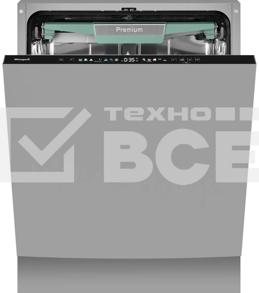 Встраиваемая посудомоечная машина Weissgauff BDW 6140 Real Touch DC Inverter Timer Floor