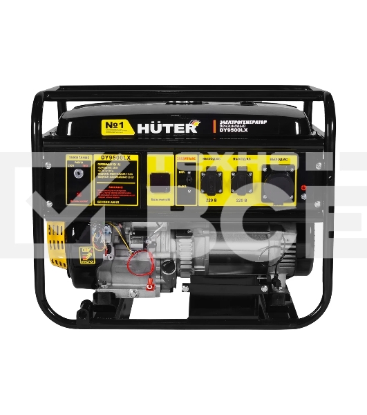Электрогенератор бензиновый Huter DY9500LX, 8 кВт, 91 дБ, 80 кг
