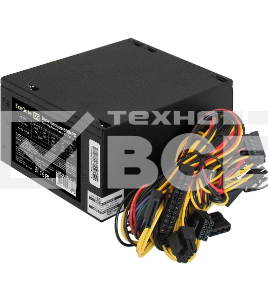 Блок питания ExeGate 850NPX, 850W, (ATX, PC, 12cm fan, 24pin, 2x(4+4)pin, 2xPCI-E, 5xSATA, 3xIDE, black, кабель 220V в комплекте 1,8м)