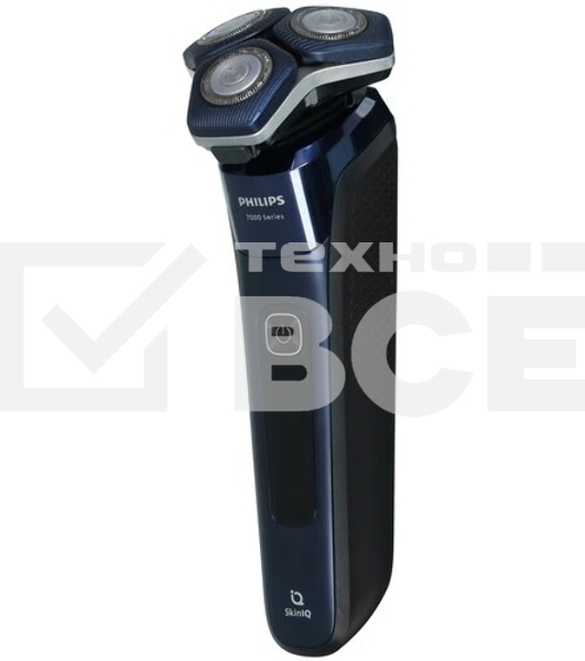 Бритва роторная Philips S7885/50 реж.эл.:3 питан.:аккум. синий