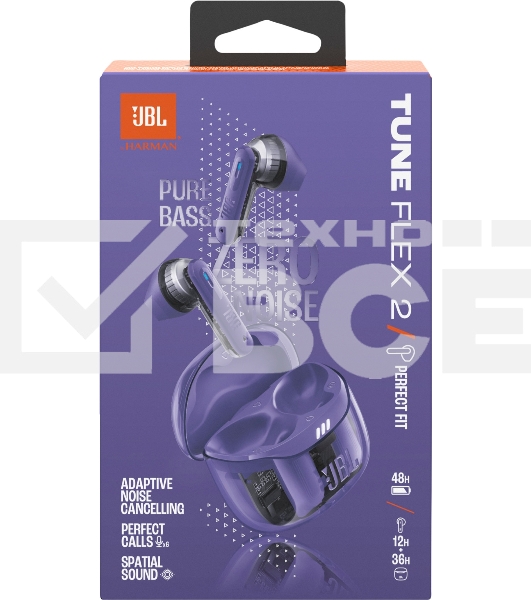 Наушники JBL Tune Flex 2 призрачно-фиолетовый