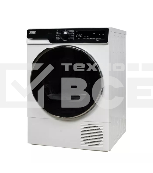 Сушильная машина Delonghi DTD 8105 Н FABIO белый, 8 кг, сушка - конденсационная, программ - 15, 59.6 x 84.5 x 56.5 см