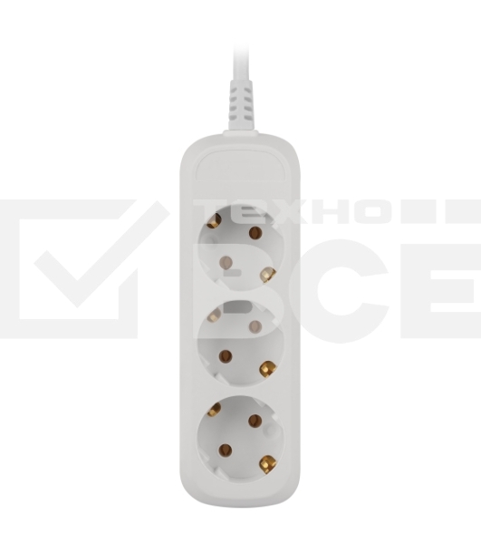 Удлинитель электрический ЭРА UDL-16-370-E Greenline 3 розетки с заземлением 7м ПВС 3x1мм2