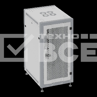 Шкаф коммутационный Sysmatrix SL 6615.733 напольный 15U 600x600мм пер.дв.перфор. задн.дв.перфор. 800кг серый 450мм 37кг 800мм IP20 металл