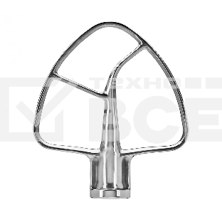 Стальная лопатка для чаши KitchenAid 5KSM5THFBSS 4.8 / 4.7 / 4.3 / 3 л, нержавеющая сталь