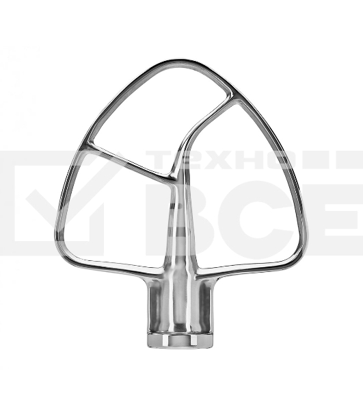 Стальная лопатка для чаши KitchenAid 5KSM5THFBSS 4.8 / 4.7 / 4.3 / 3 л, нержавеющая сталь