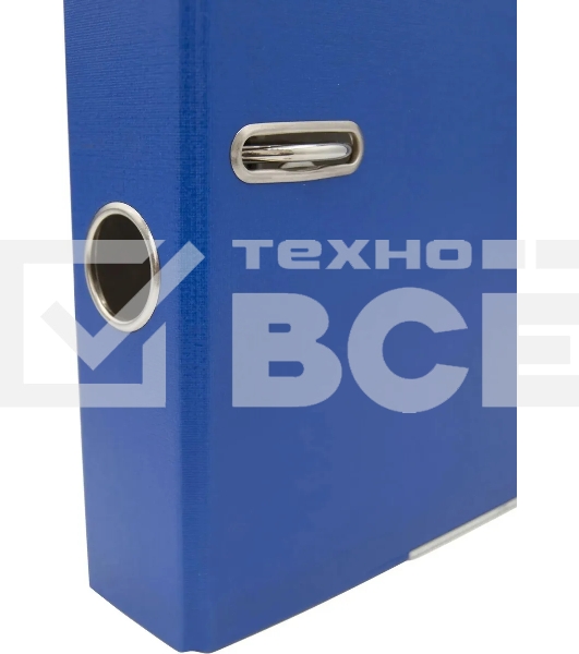 Папка-регистратор Silwerhof 2013371 A4 50мм, ПВХ/бумага синий, металлическая окантовка, сборная (упаковка: 2шт)