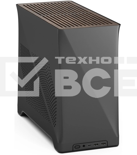 Компьютерный корпус без блока питания Fractal Design Era 2, Mini-Tower, 2x120мм, 2xUSB-A 3.0 + 1xUSB 3.2 Type-C, SFX PSU Support, mITX Charcoal Gray