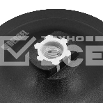 Тарелка опорная Denzel для дрели и УШМ с липучкой, 125 мм, стандартная, с адаптером c М14 на d8, фото3